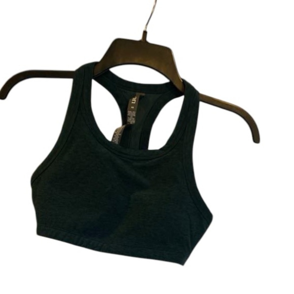 NWT Vuori elevation racer bra MOSS HEATHER Size S